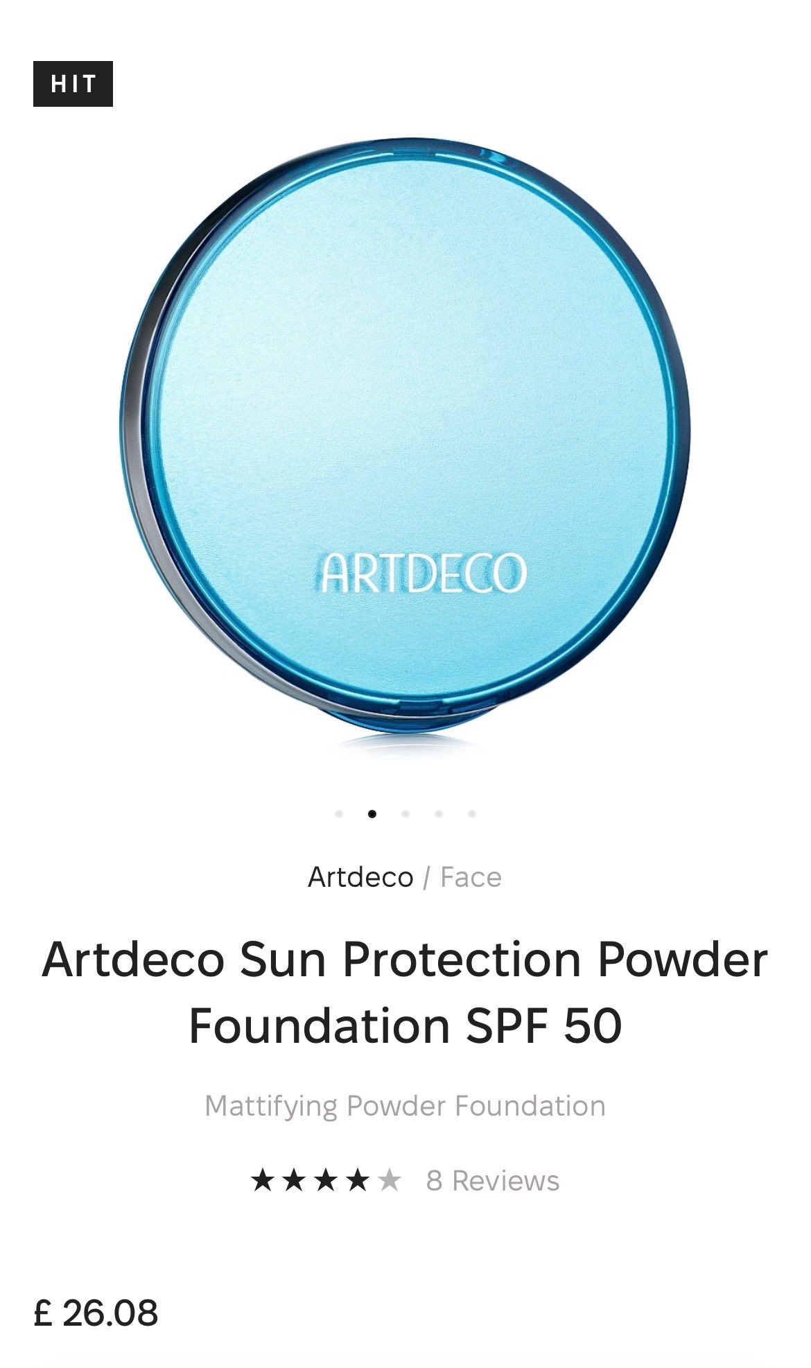 Art deco kompaktni puder za lice 0
