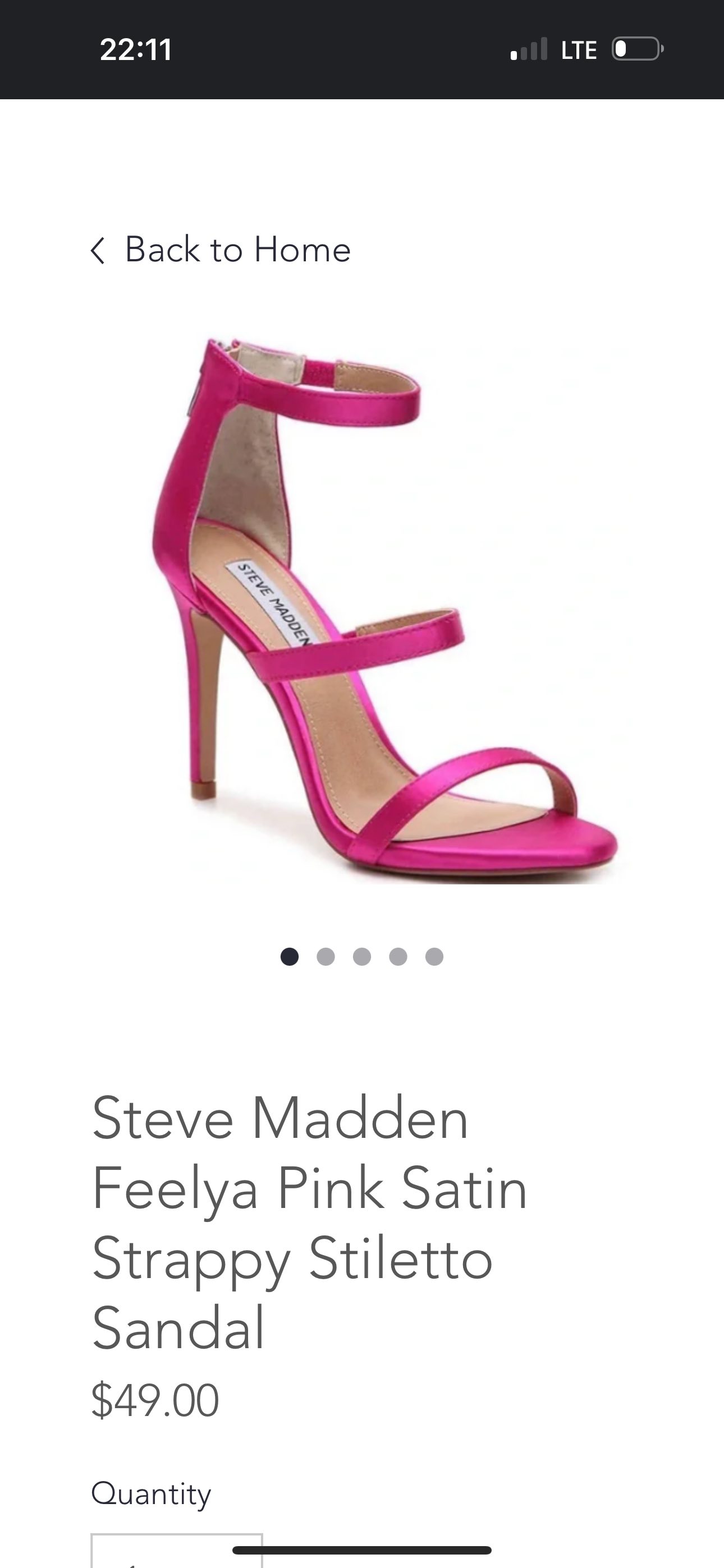 Steve Madden pink sandale 3