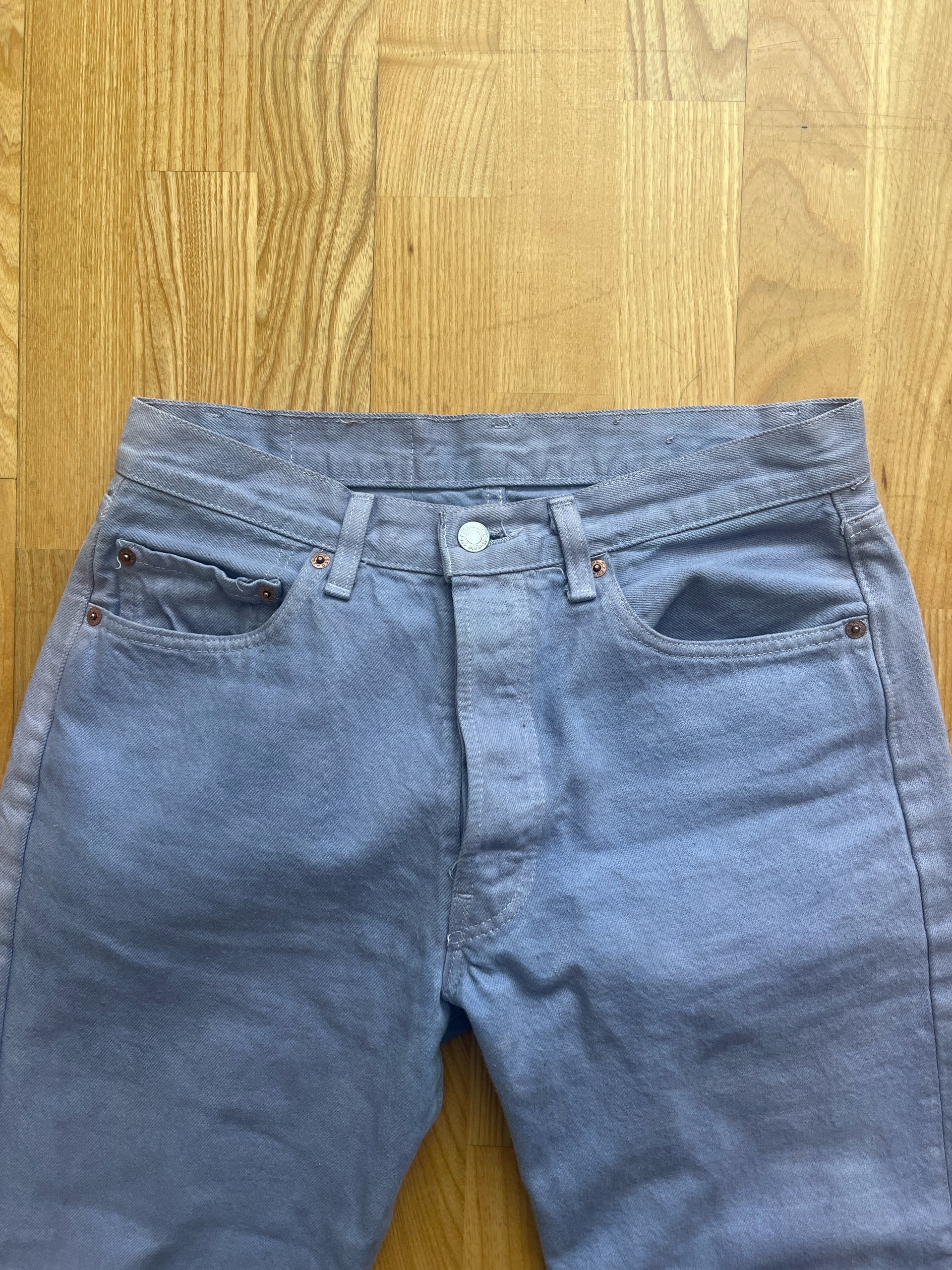 Ljubičaste Levis high waist jeans 2
