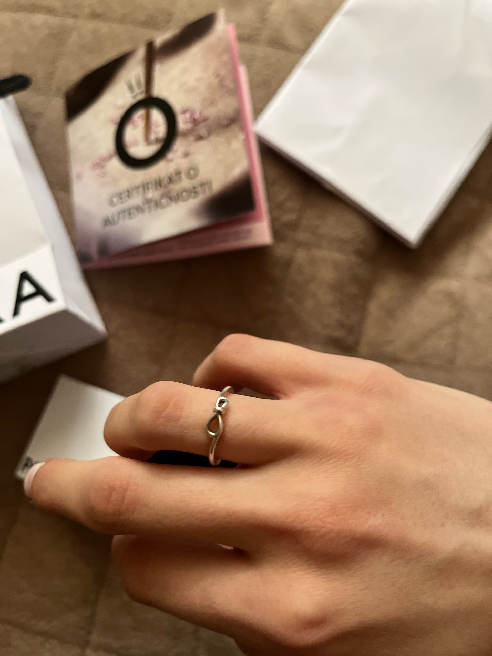 PANDORA orig prsten 4