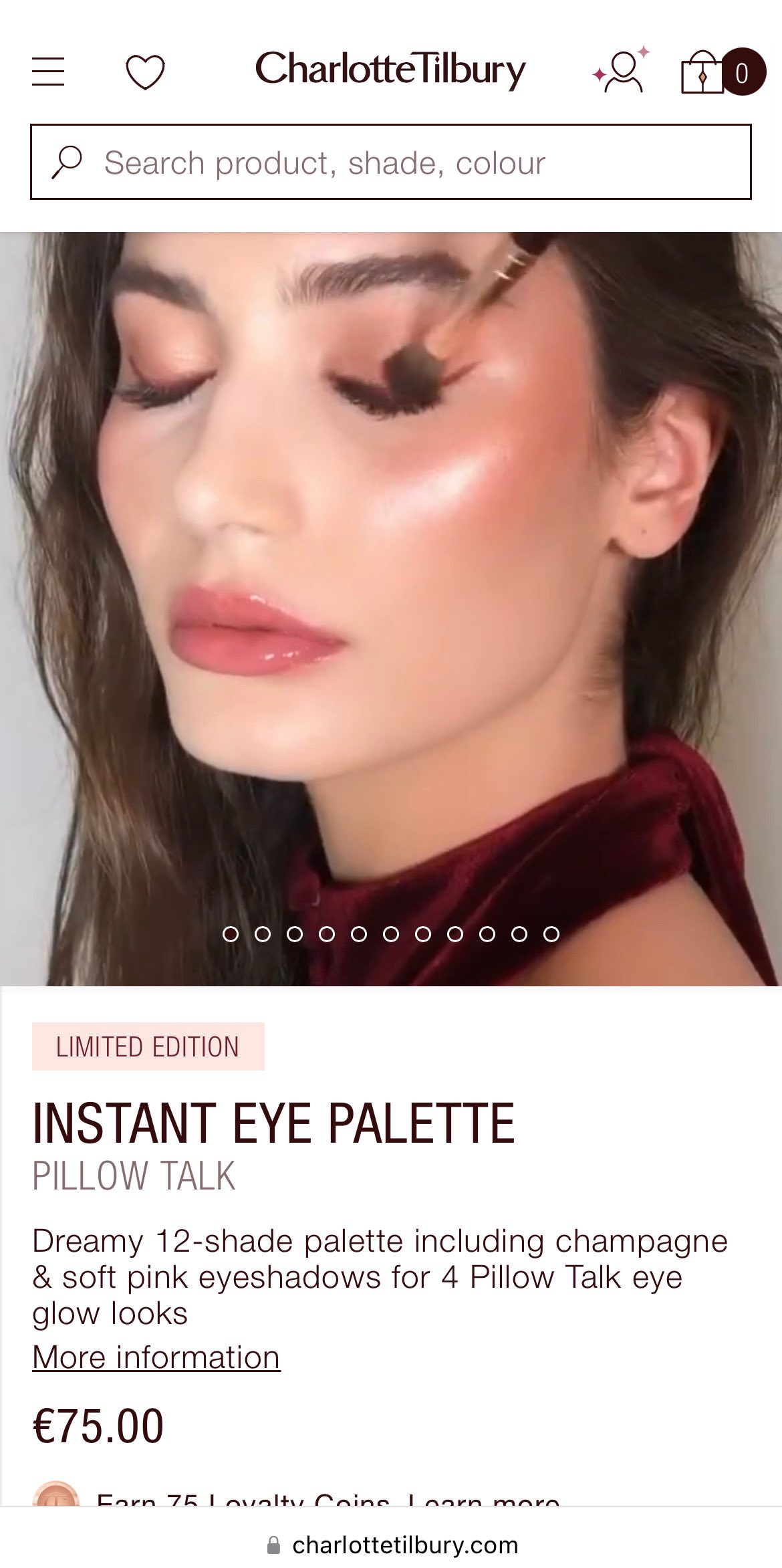 Charlotte Tilbury Pillow Talk sjene 3