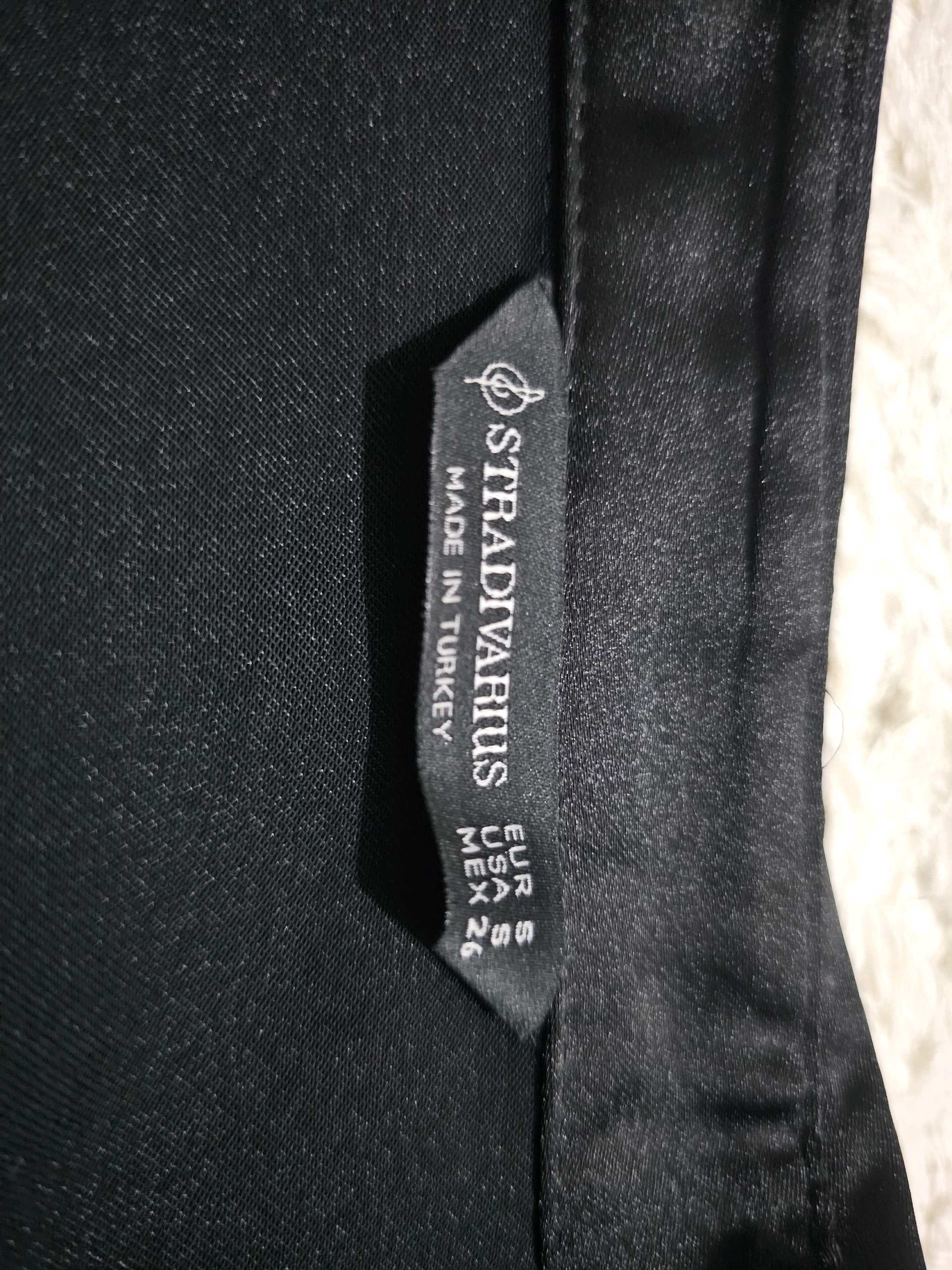 Stradivarius saten cropped košullja 2