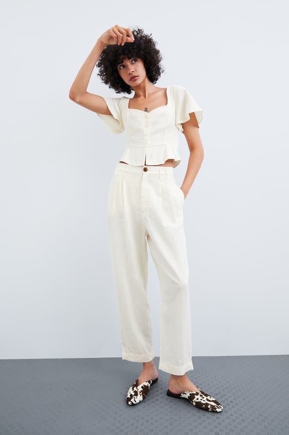 majica zara bijela 0