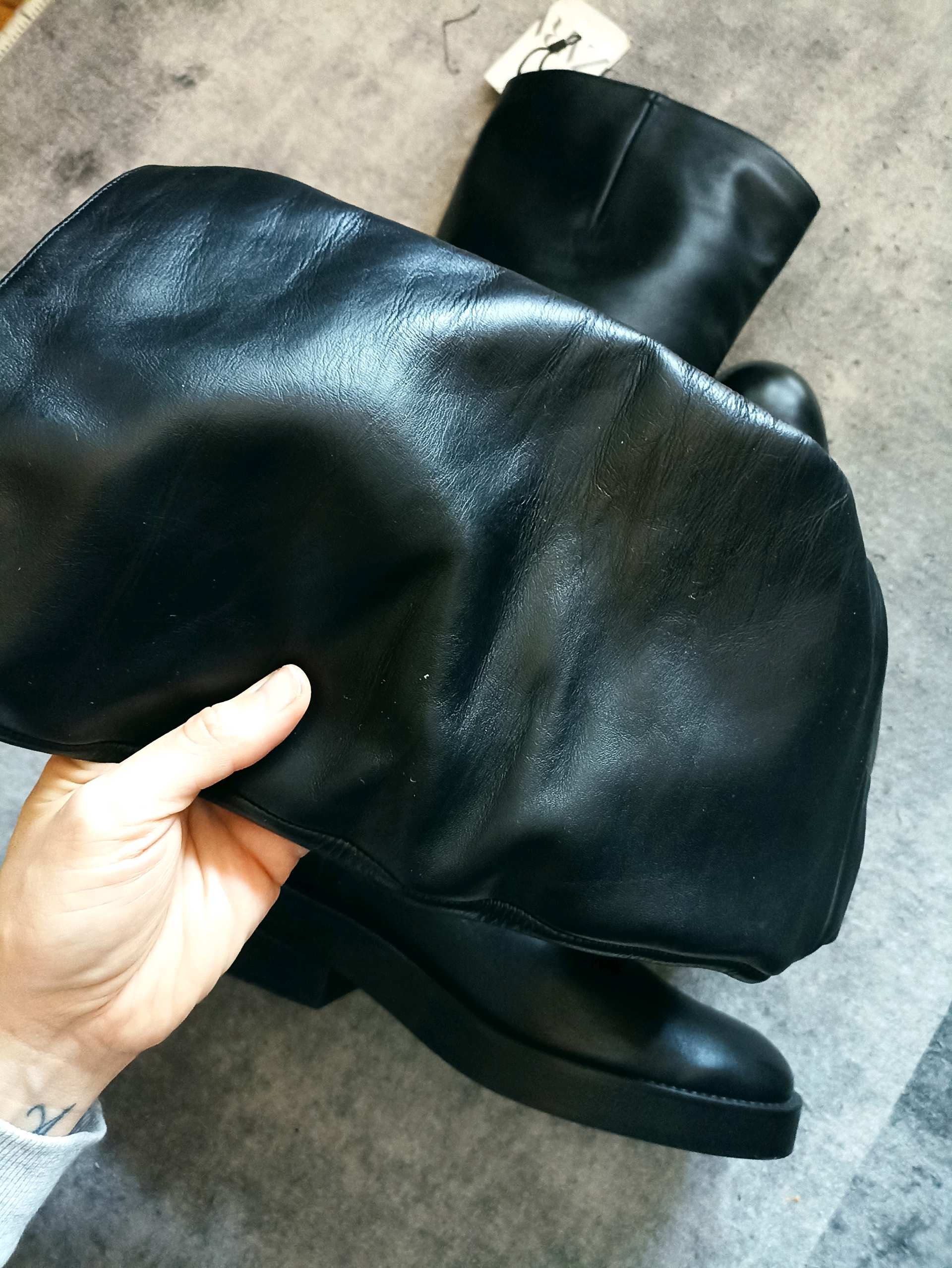 Zara cizme Nove prava koza br39 5