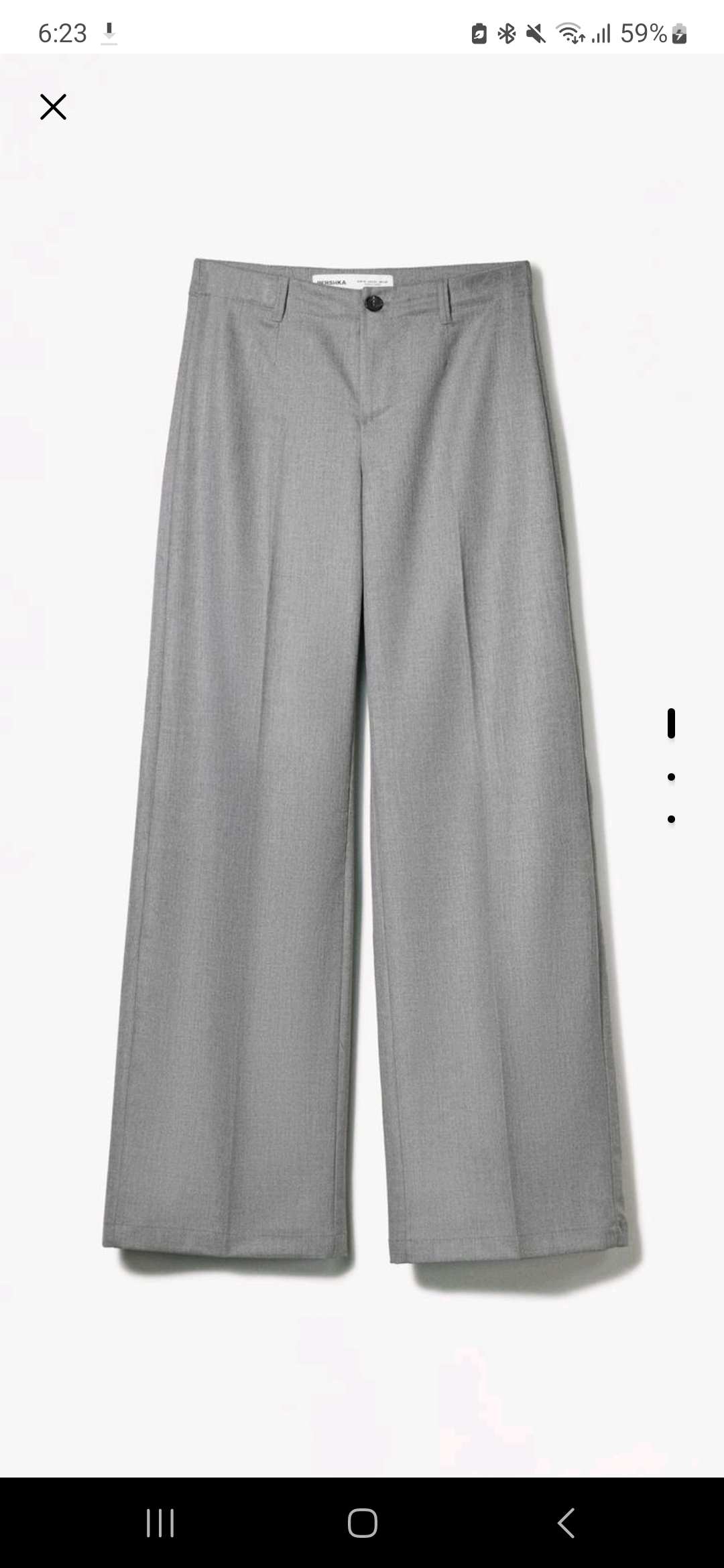 Wide-leg Bershka pantalone/hlače 0