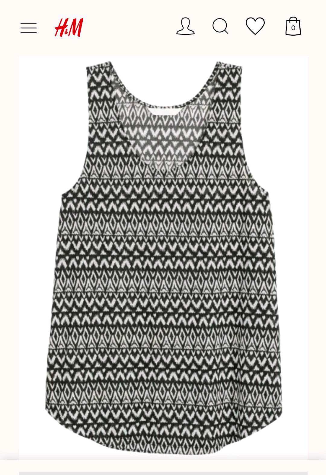 H&m potkošulj 0