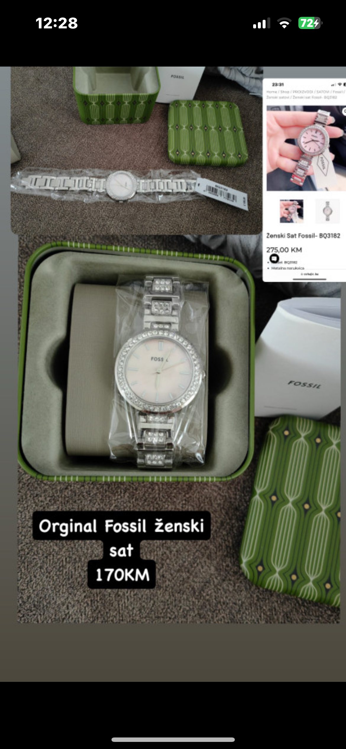 Fossil zenski sat 0