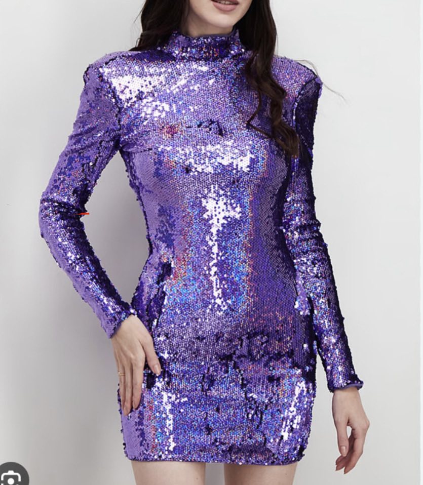 Haljina -šljokice Bershka 1