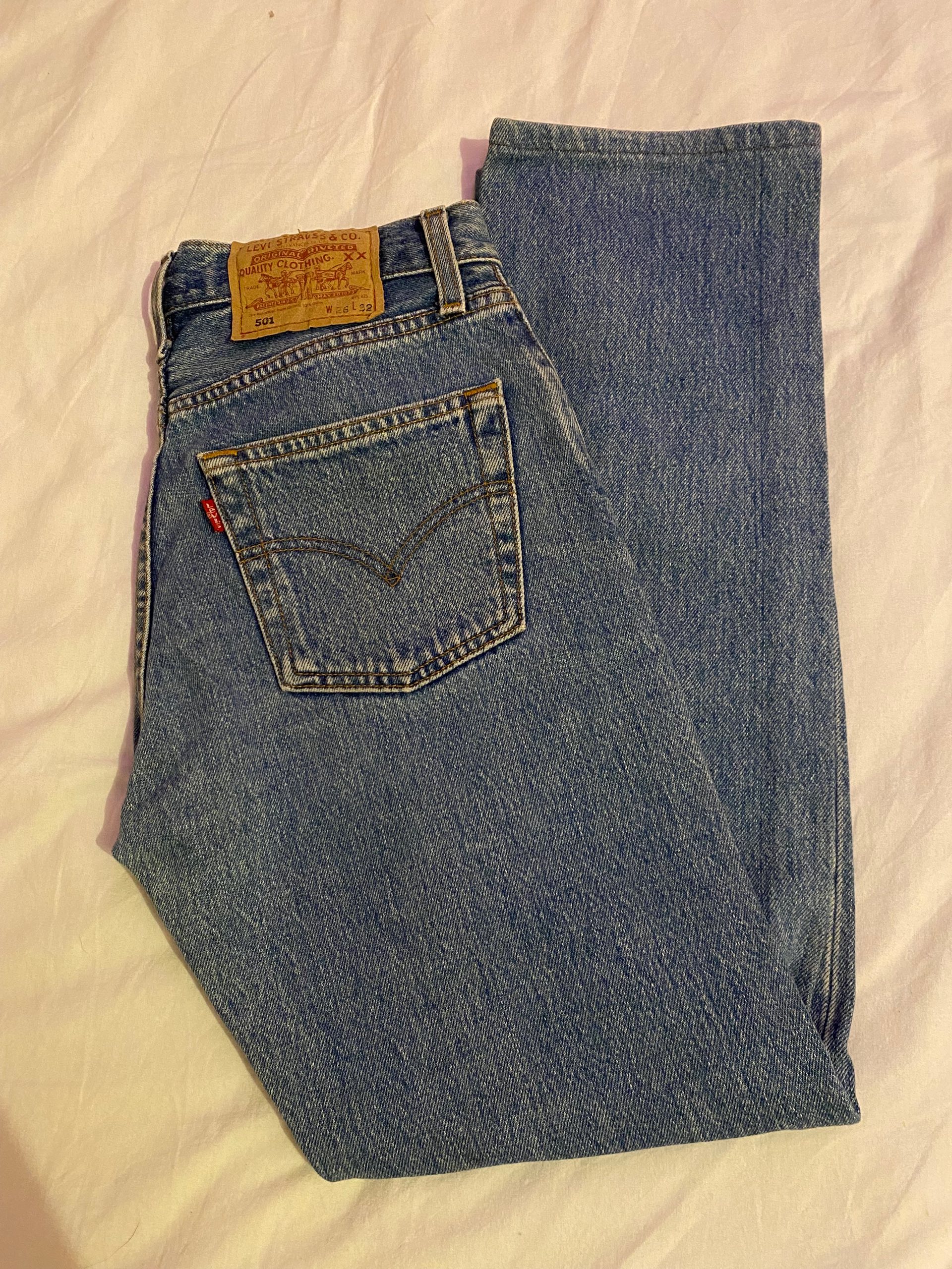 Original LEVIS 501 farmerke 0