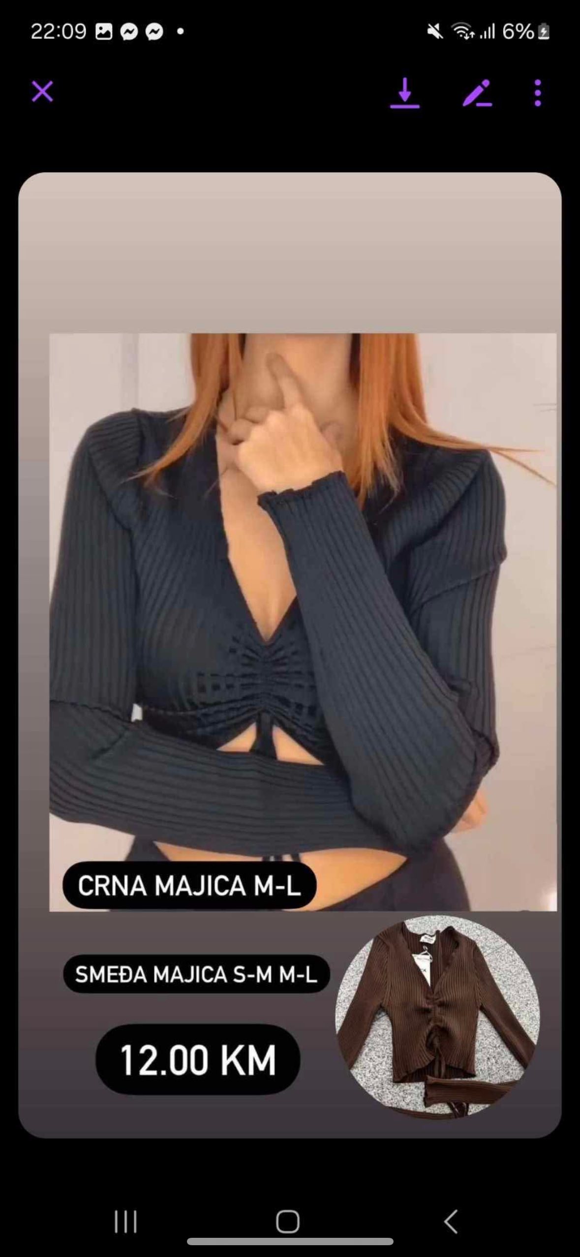 Majica crop top 0