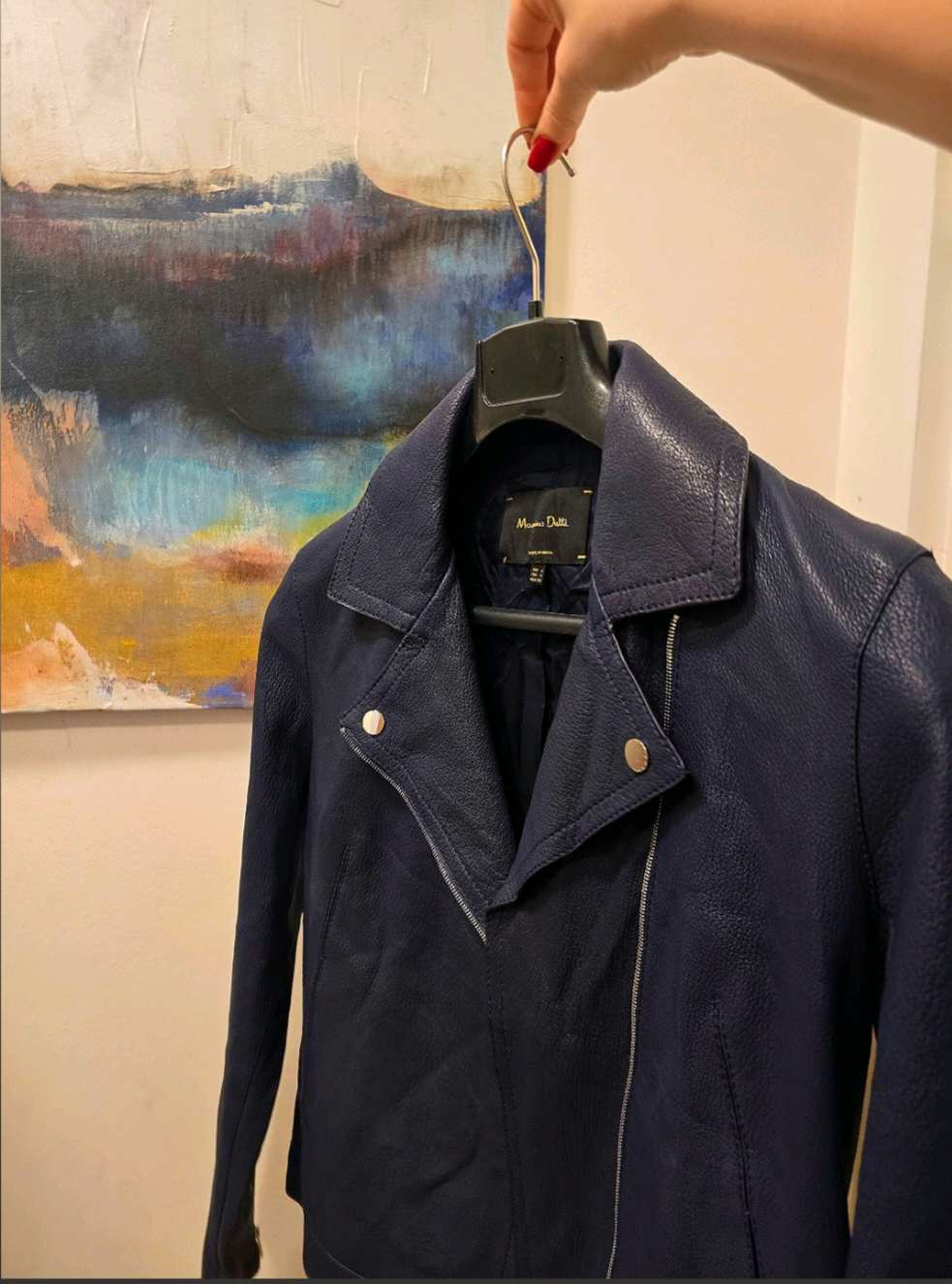 Massimo Dutti kozna jakna 0