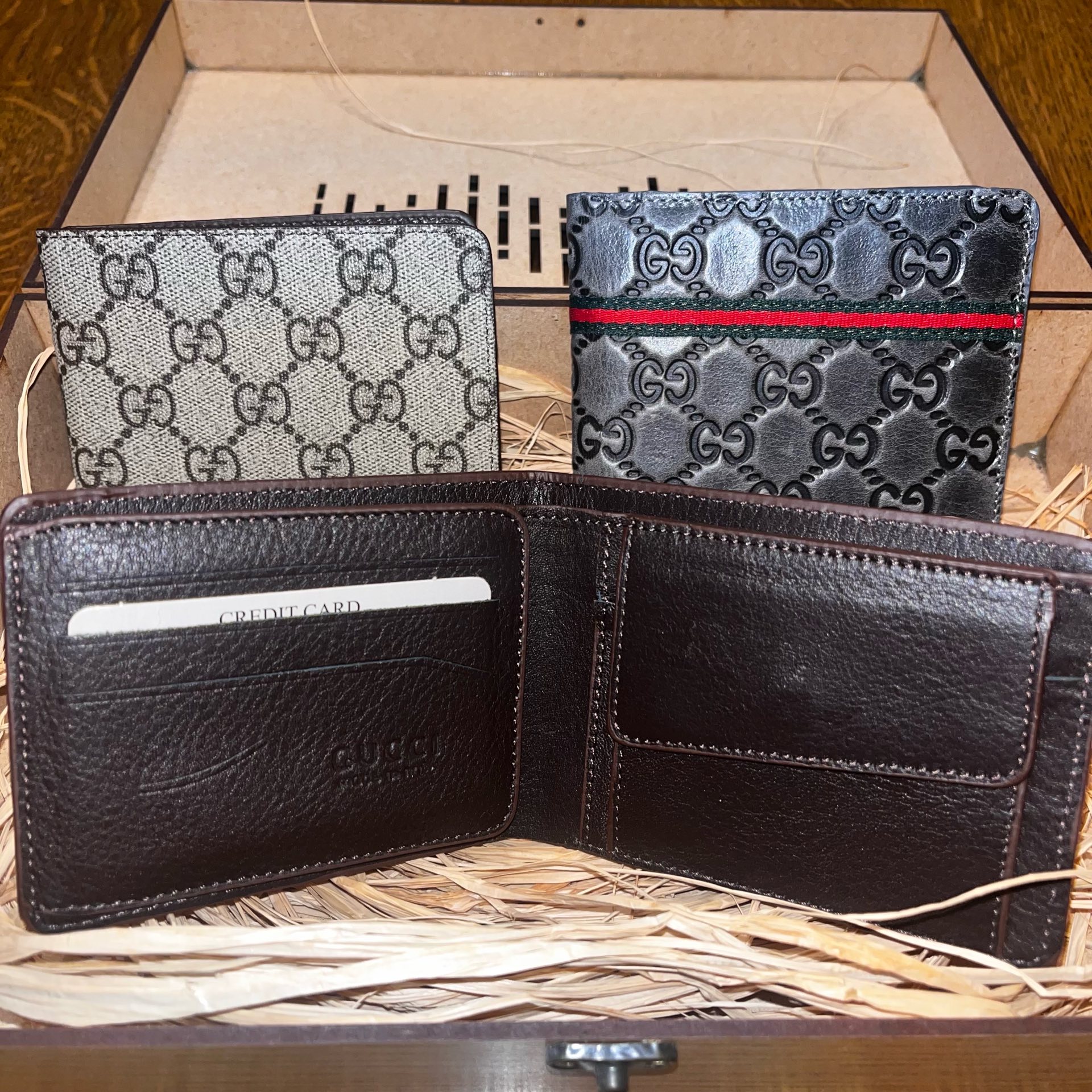 UNISEX KOZNI NOVCANICI - GUCCI 2