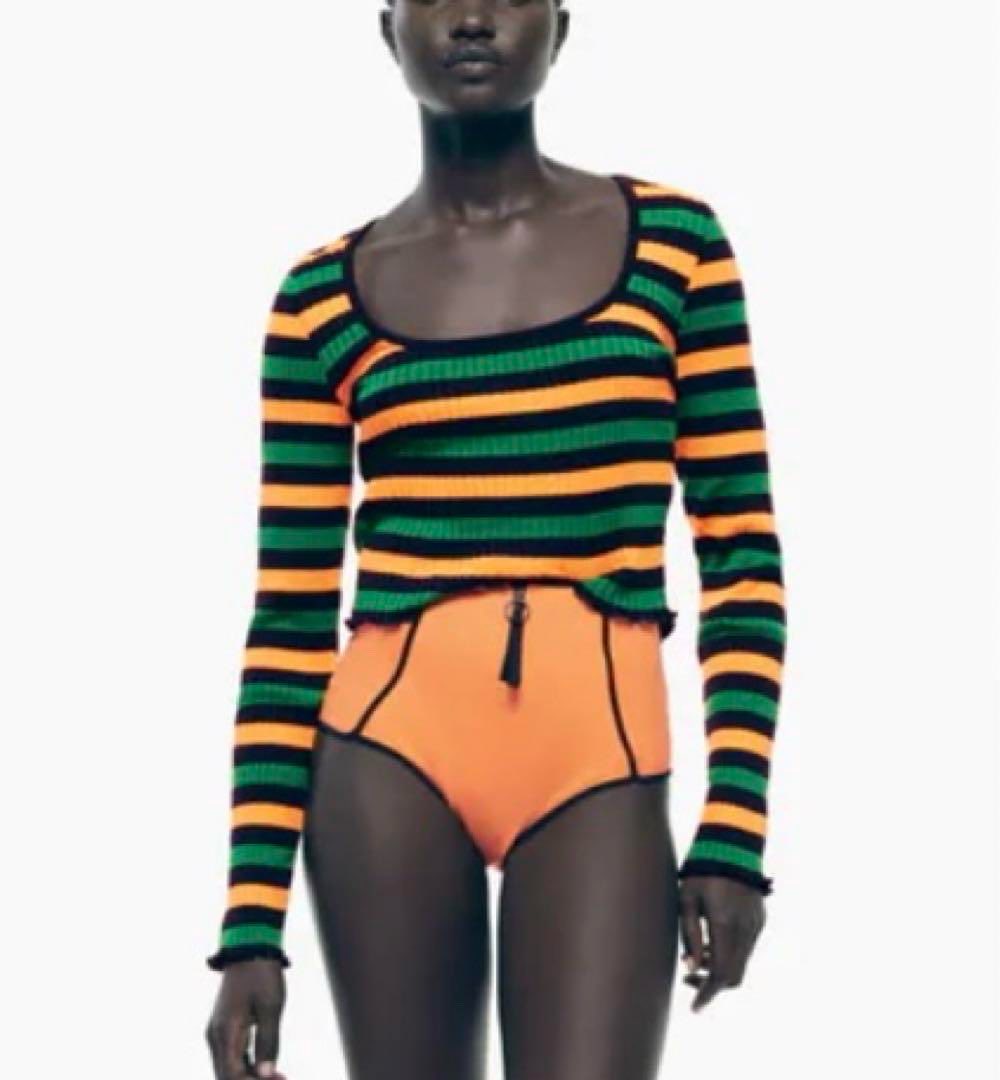 Zara duži crop top 1