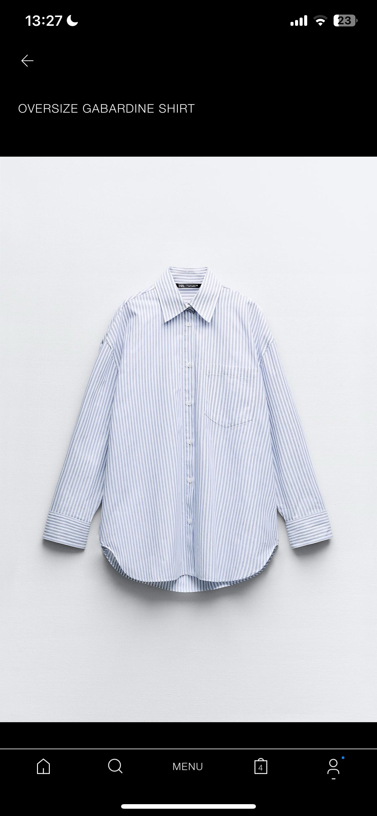 Zara oversize kosulja 0