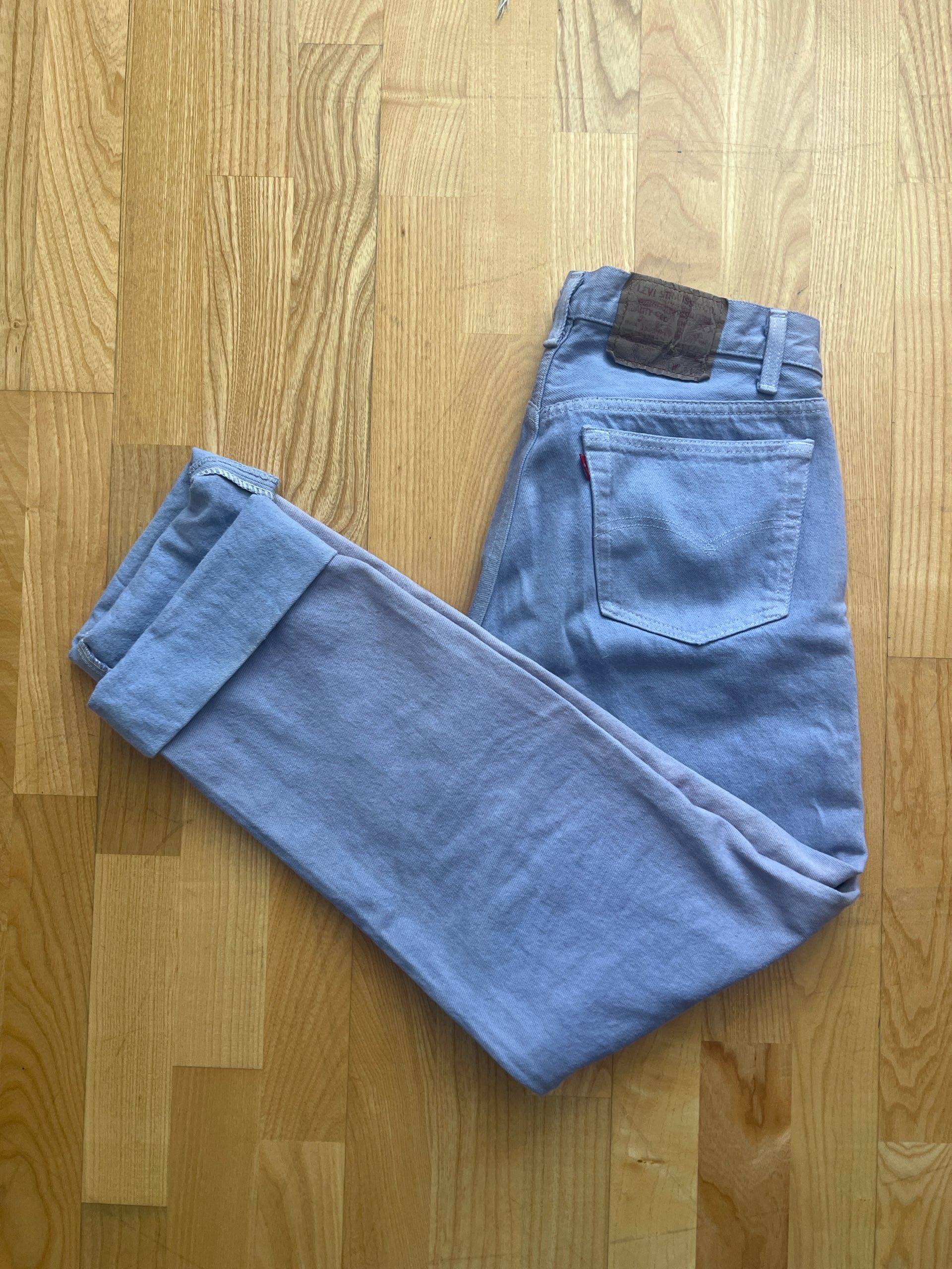 Ljubičaste Levis high waist jeans 0