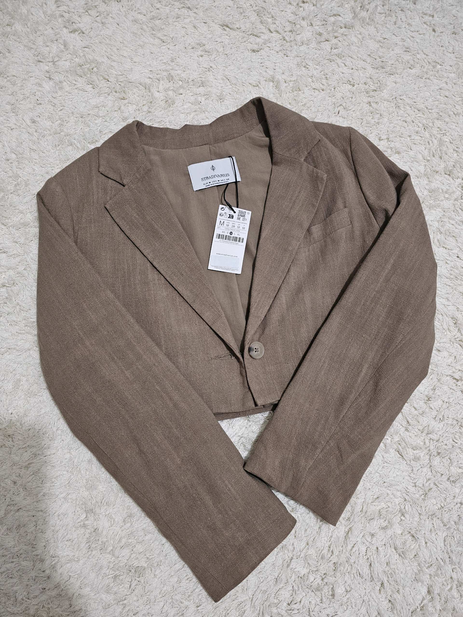 Stradivarius laneni blazer 0