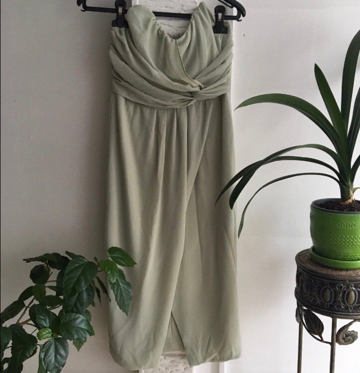 SVIJETLO ZELENA ELEGANTNA HALJINA 0