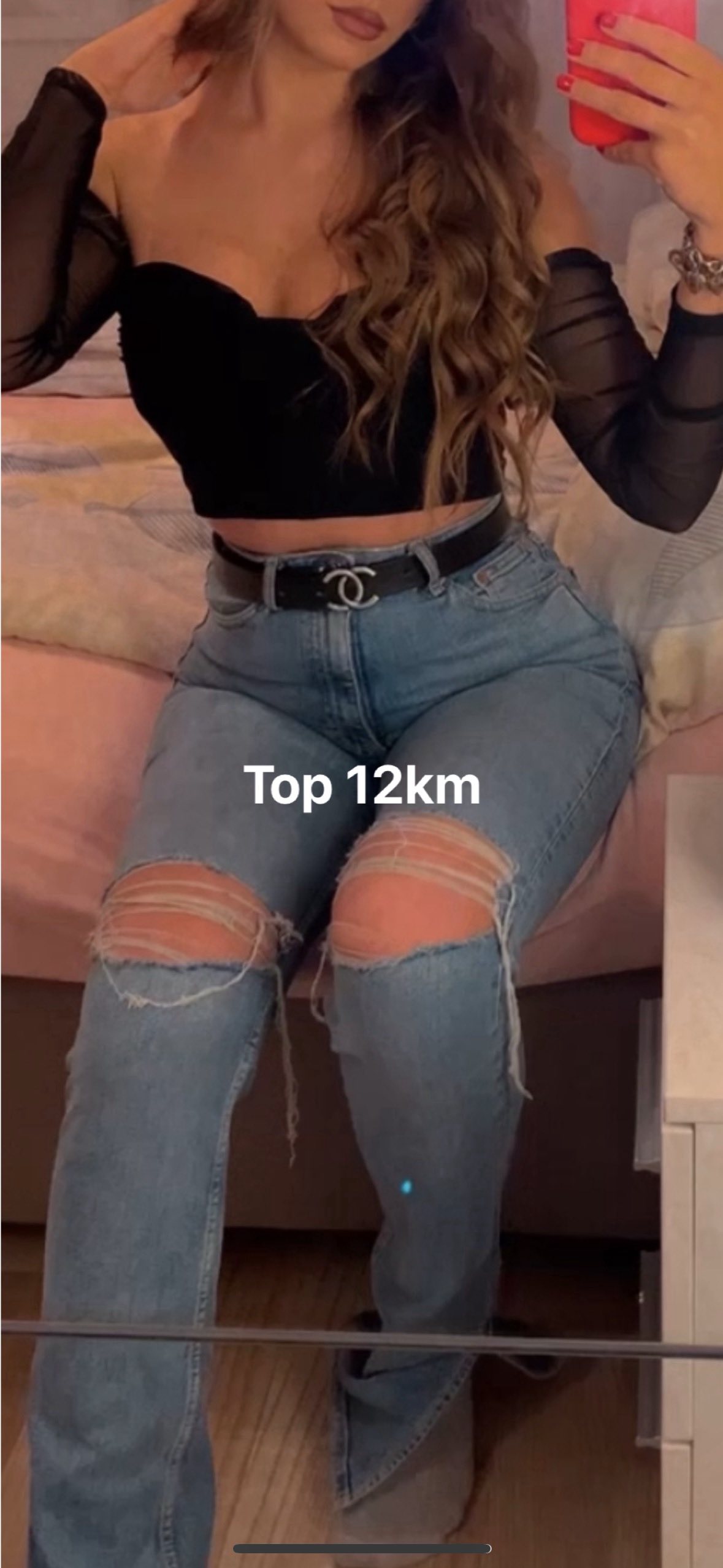 Top zenski Bershka crni 0