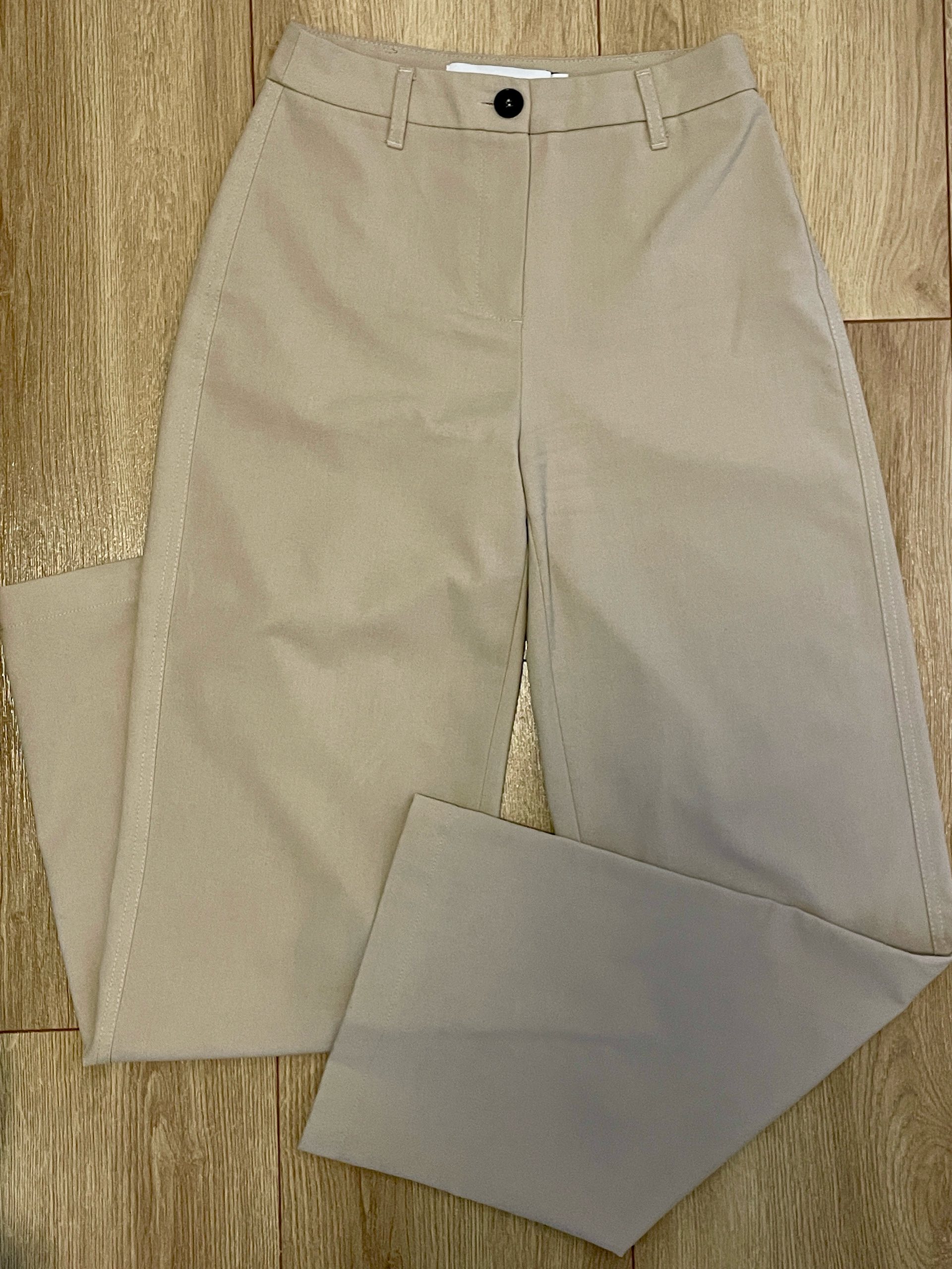 BERSHKA ŠIROKE PANTALONE 34 3