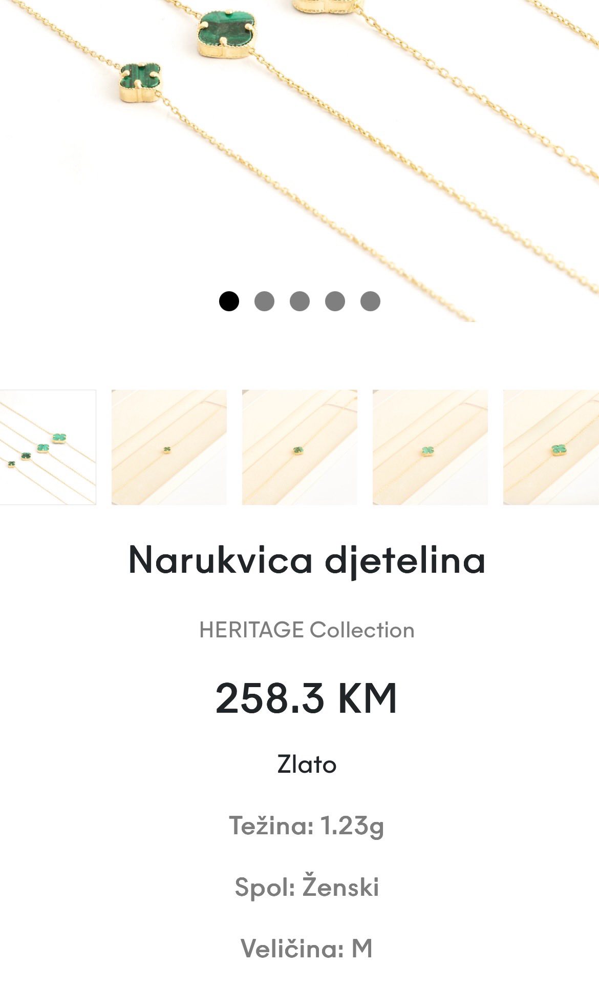 Van Cleef  14k zlatna narukvica 585 1
