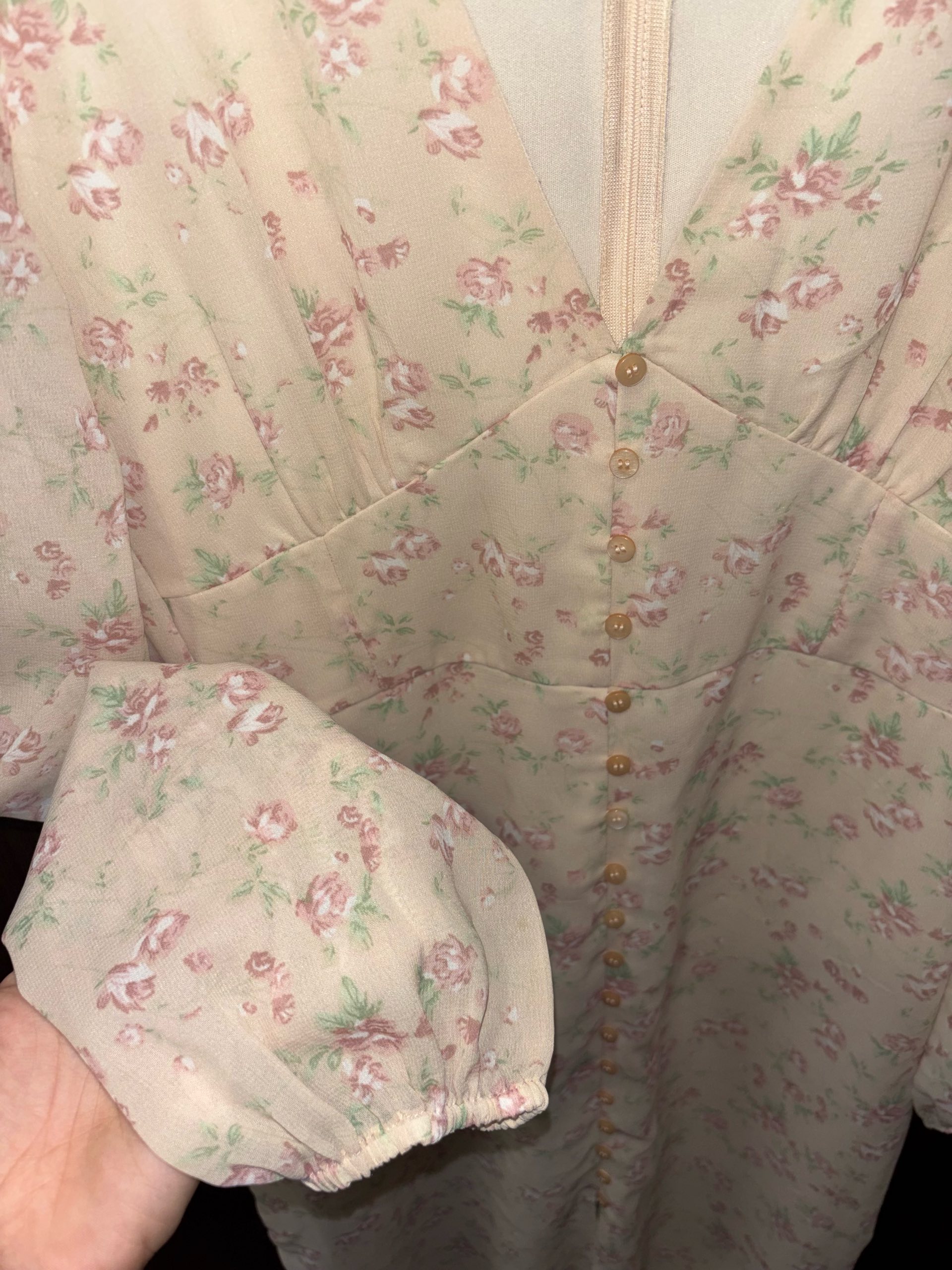 Cvjetna midi haljina 2