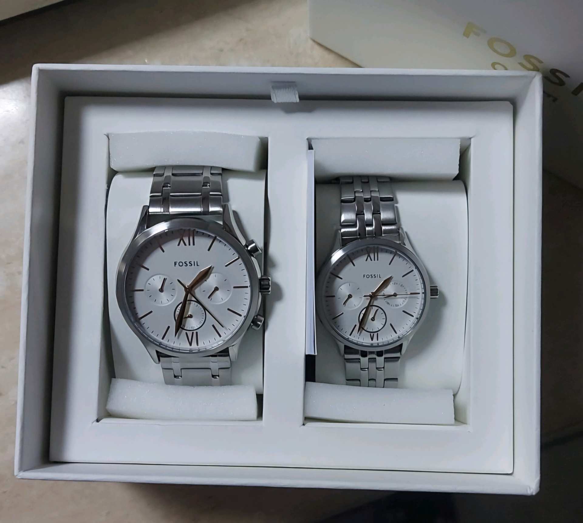 Fossil 2 sata - set muški i ženski 0