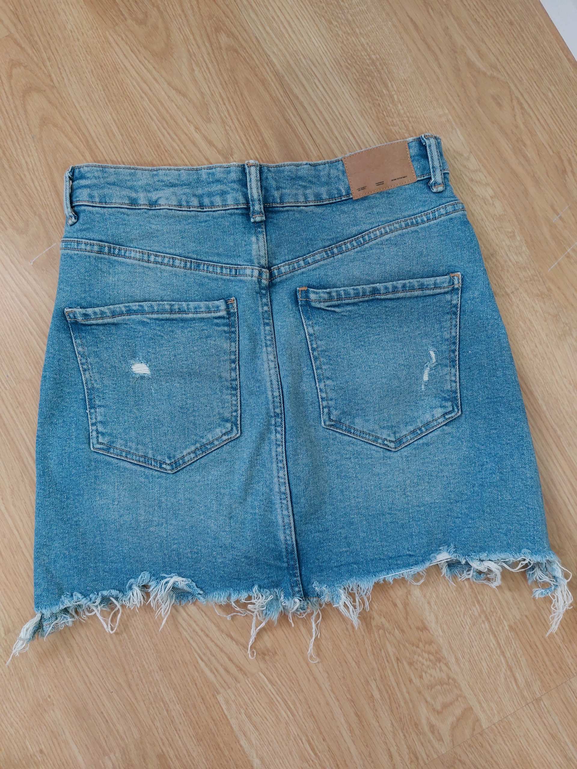 Denim suknja Bershka 1