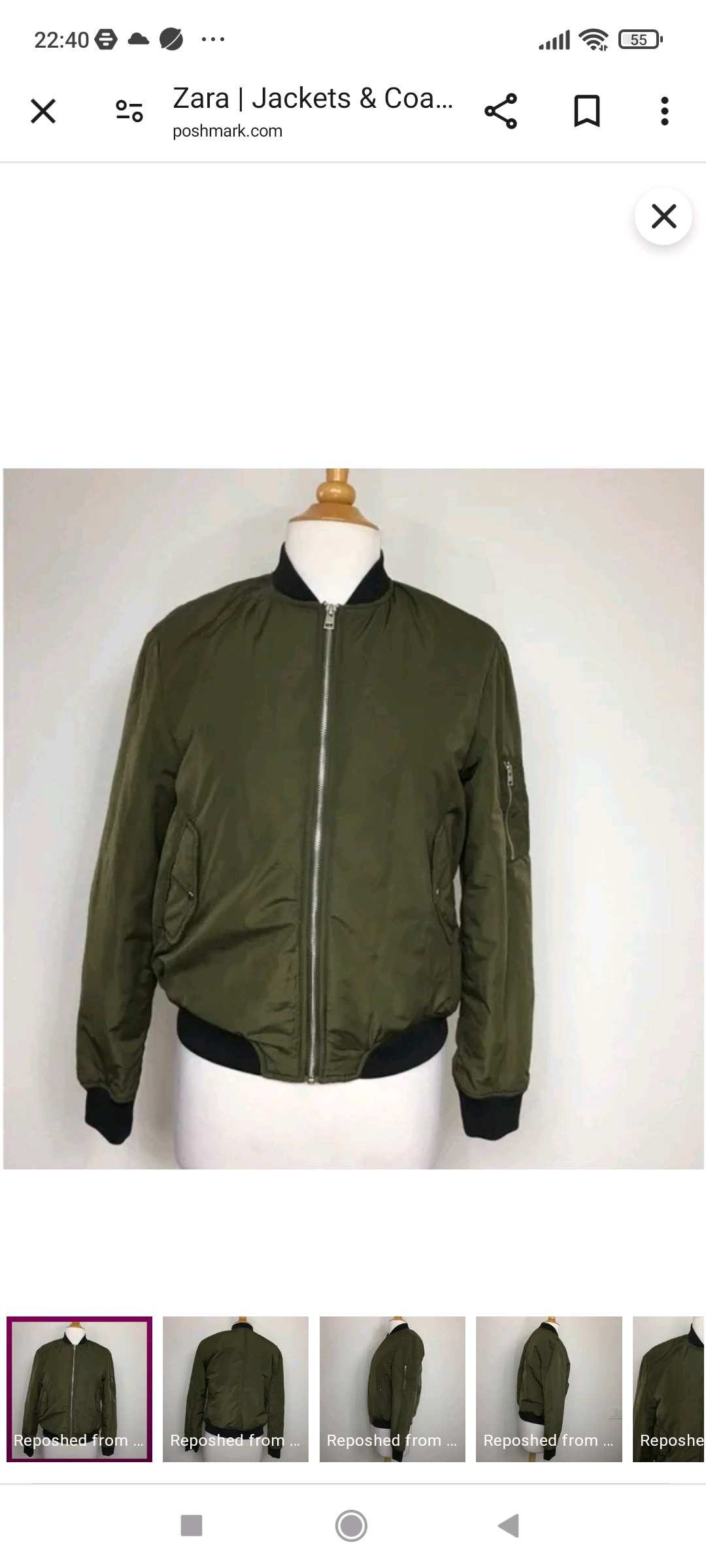 Zara bomber jakna velicina M 2