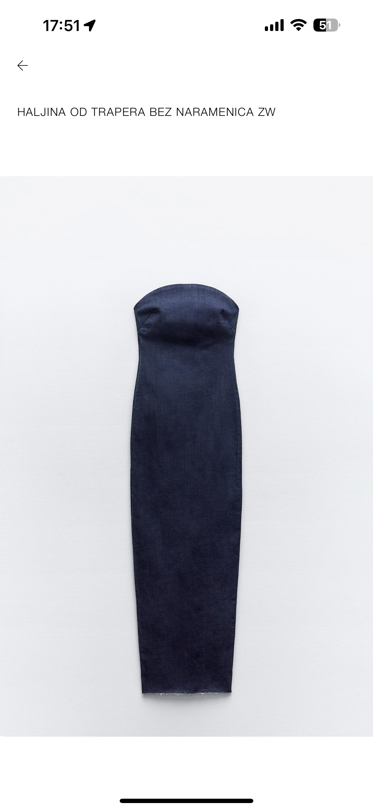 Zara texas haljina 0