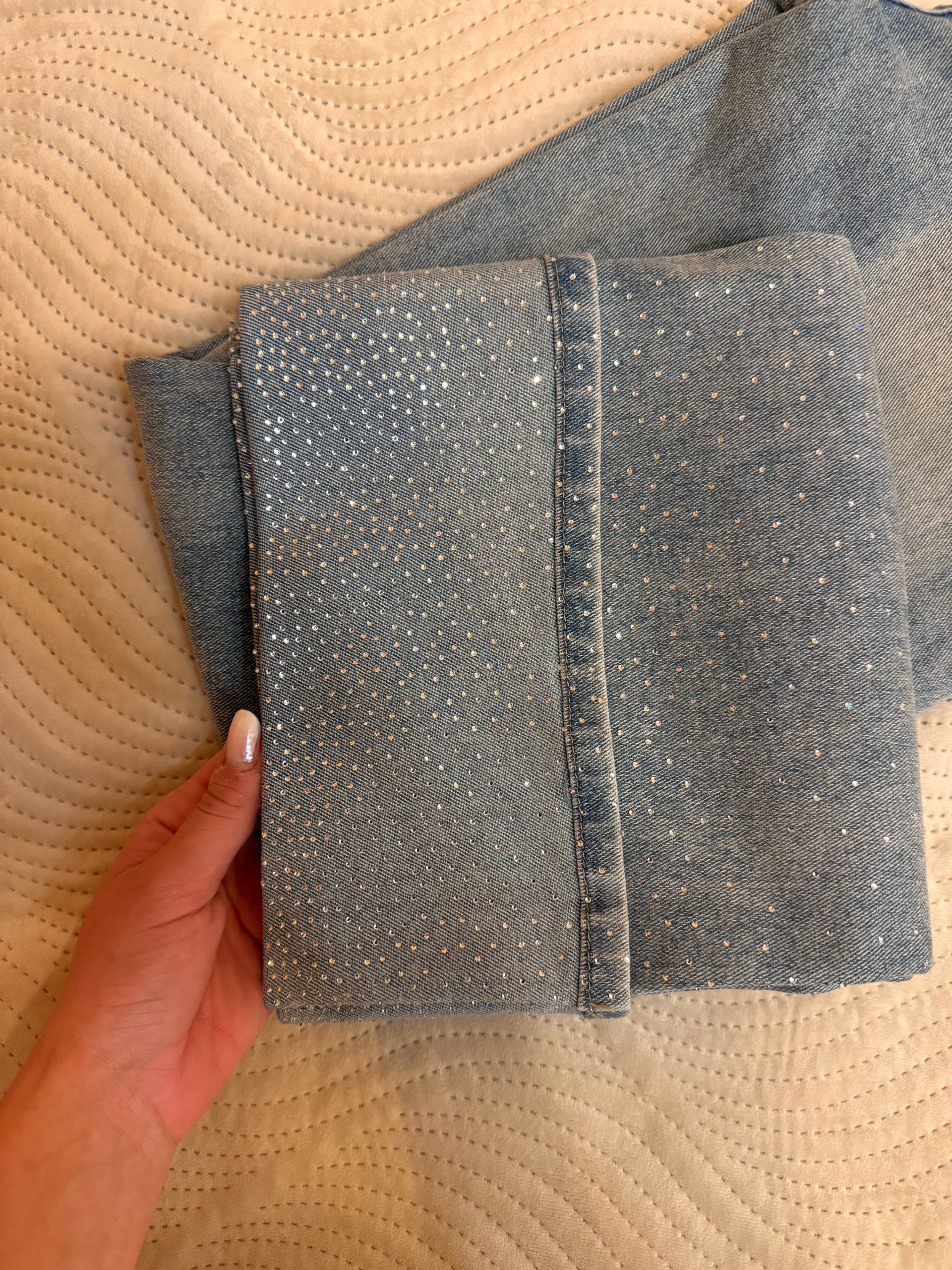 Farmerke / Jeans sa šljokicama 1