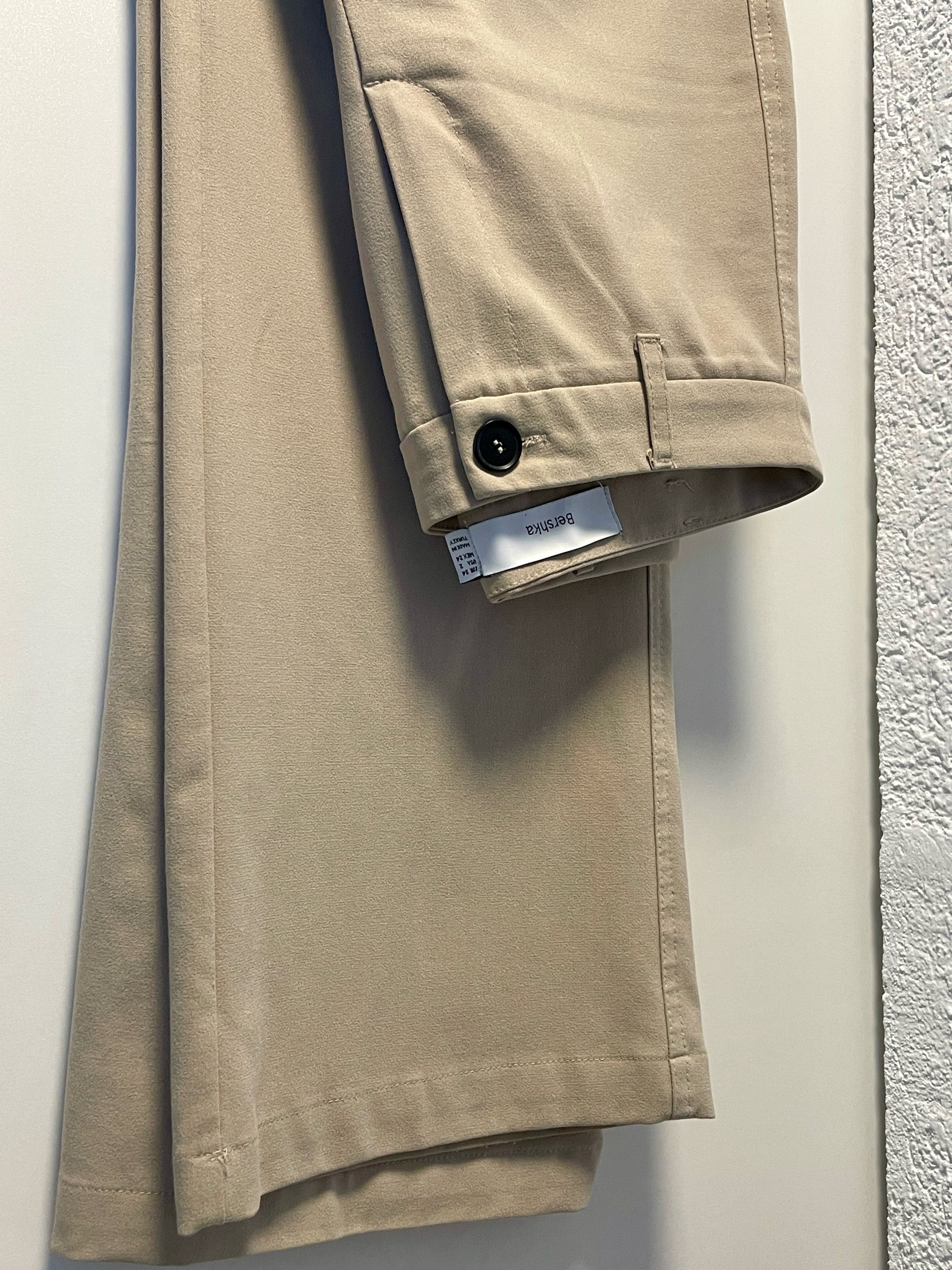 BERSHKA ŠIROKE PANTALONE 34 2