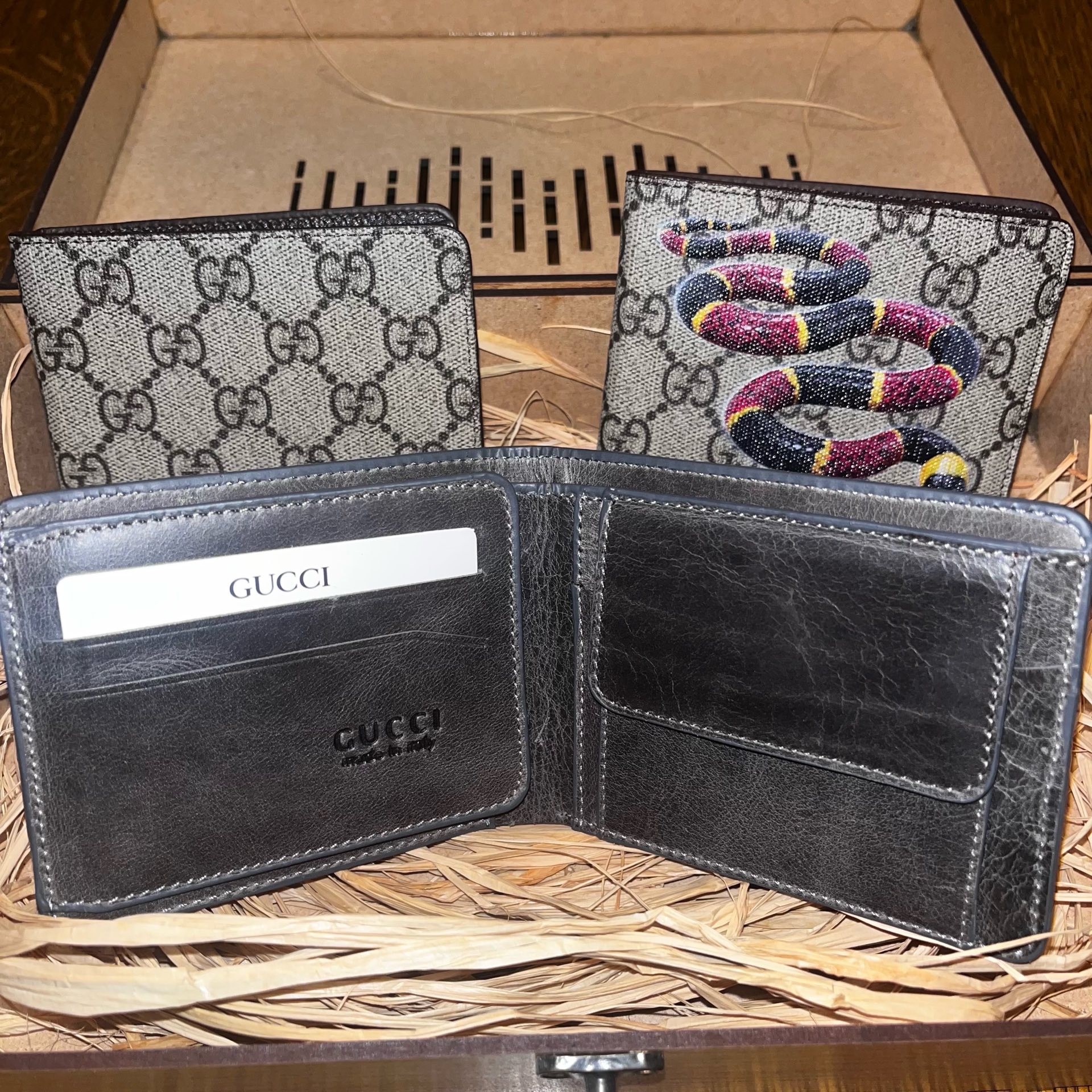 UNISEX KOZNI NOVCANICI - GUCCI 3