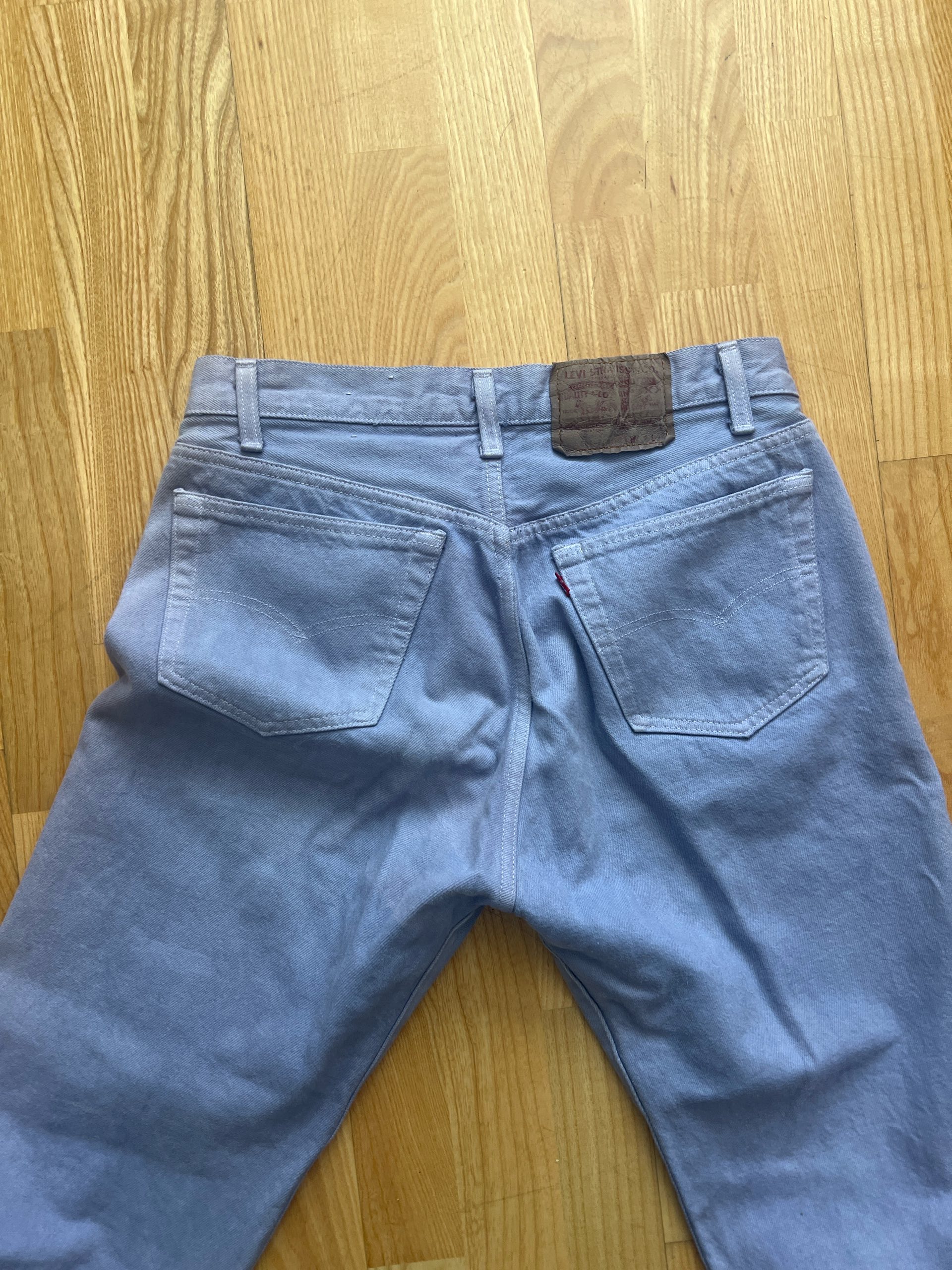 Ljubičaste Levis high waist jeans 3
