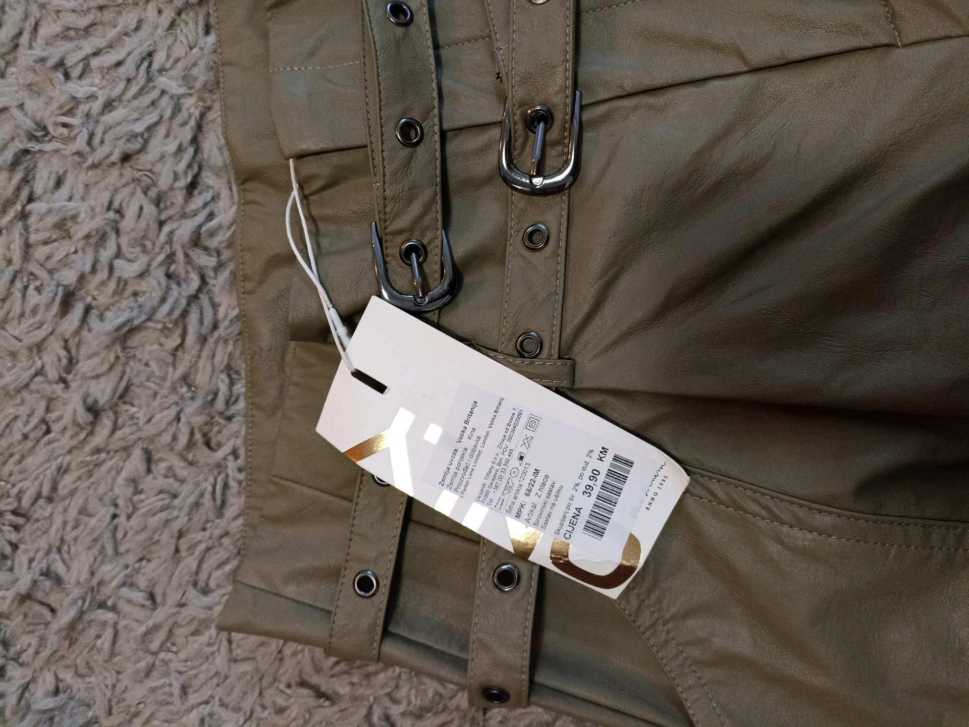 Pantalone imitacija koze Only M 1